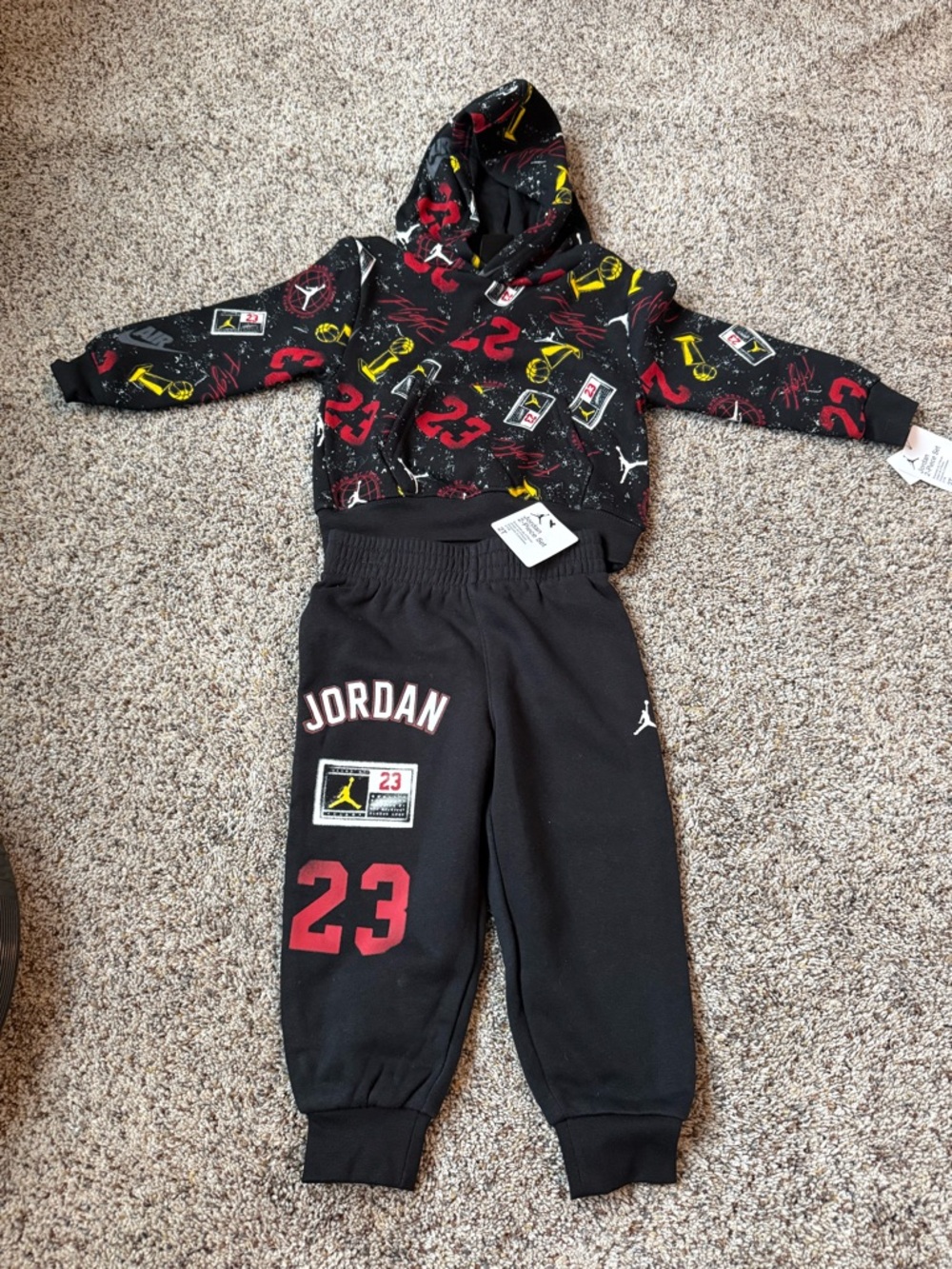 NWT Toddler Jordan Street Champ Hoodie and Joggers Set - Size 2T
